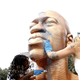 Image for article titled Man Arrested and Charged in Vandalism of George Floyd Statue in New York City